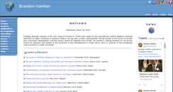 Desktop Screenshot of brandonhamber.com