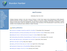 Tablet Screenshot of brandonhamber.com